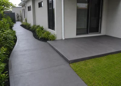 coloured concreting